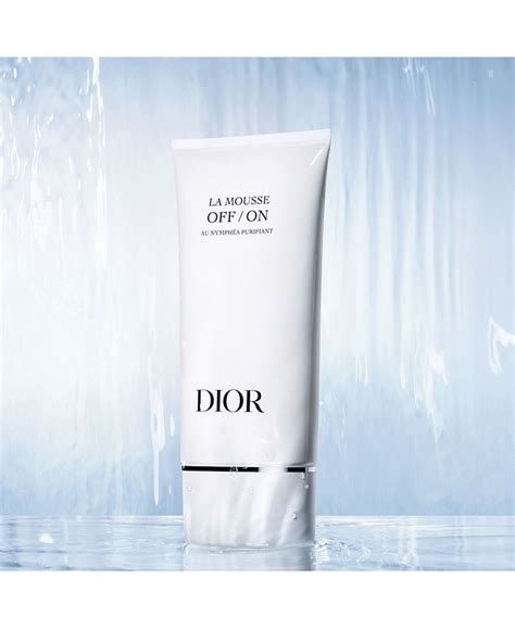 dior la mousse on/off|Dior la mousse off on foaming cleanser.